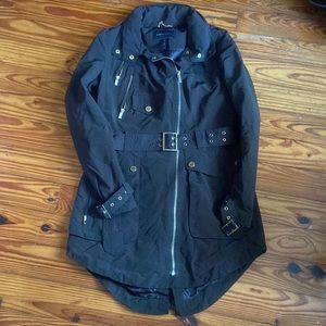 BCBG Maxazria ANORAK Jacket trench style - Army Green sz S